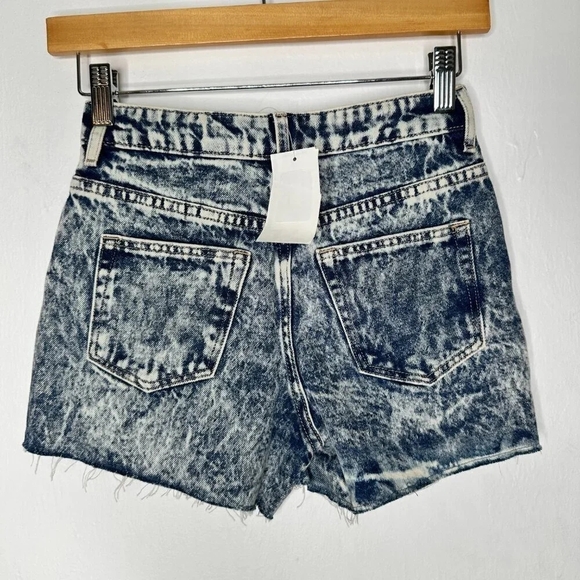 H&M Kids Relaxed Fit High Denim Shorts Size M 10 NEW - Picture 6 of 8